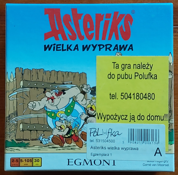 Asteriks: Wielka wyprawa Egz.1